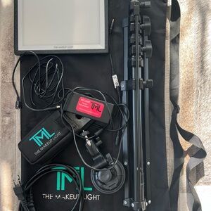 Set of 2 Kits - The Makeup Light Key Light Kits - 1 w/ clamp + 1 w/ suction cup